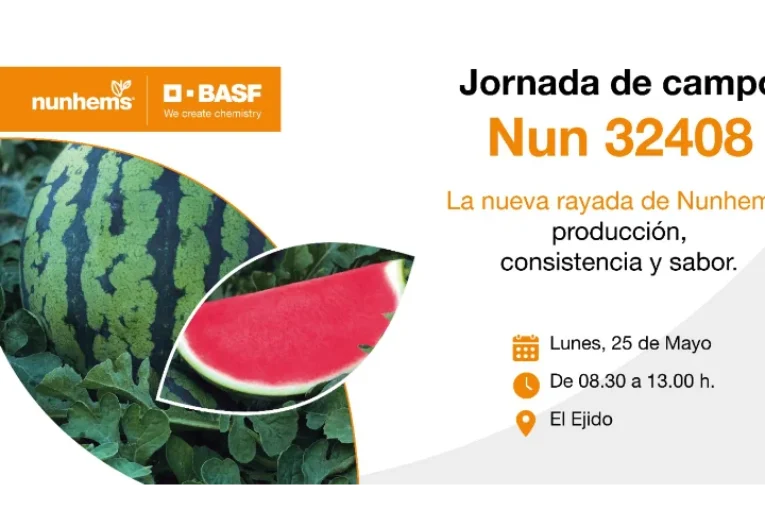 Día 25 de mayo. Jornada de campo de sandía de Nunhems