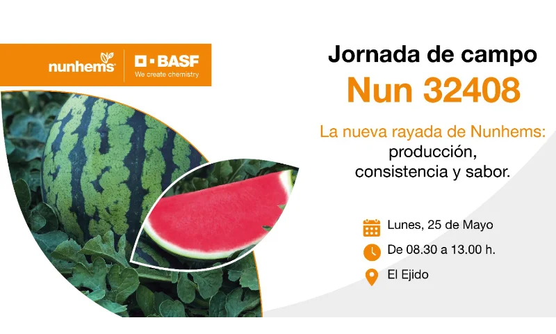 Día 25 de mayo. Jornada de campo de sandía de Nunhems