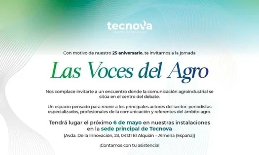 Día 6 de mayo. El Agro Auténtico en 'Las Voces del Agro' en el 25 aniversario de Tecnova