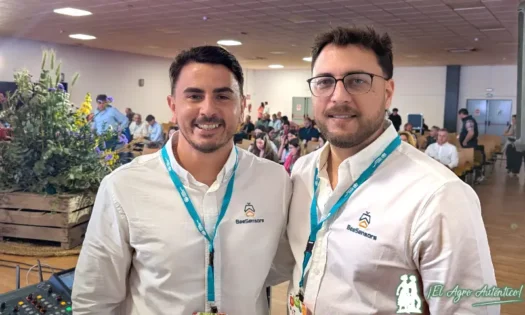Mario Cuppen y Germán Salmerón, representantes de BeeSensors / agroautentico.com