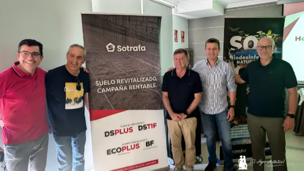 Andrés Linares, Ramón Vargas, Francisco Tortosa, Juan Francisco Martín y Eugenio Durán / agroautentico.com