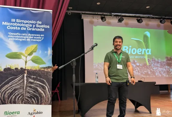 Bioera da vida con hongos y bacterias a los 2 milímetros de rizosfera alrededor de la raíz