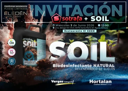 Día 3 de junio. Jornadas de 'Desinfección del Suelo'
