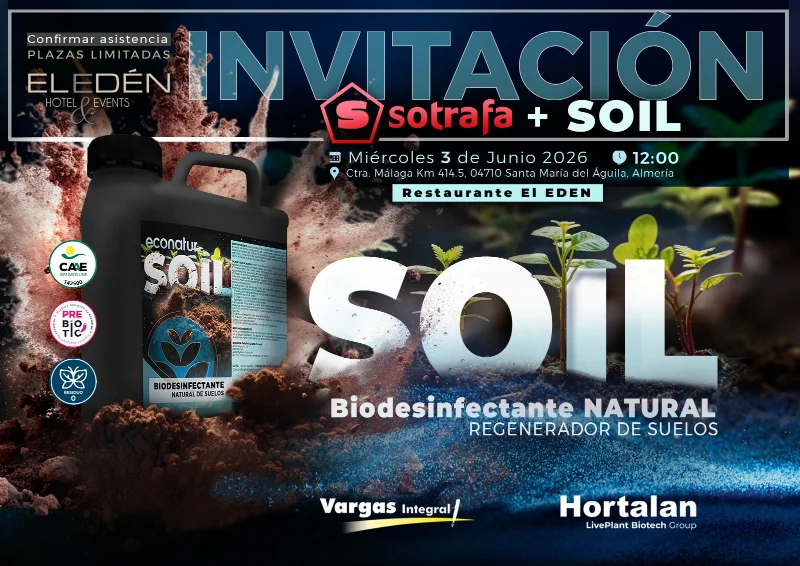 Día 3 de junio. Jornadas de ‘Desinfección del Suelo’