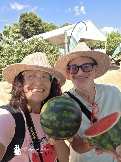 Ana Rubio con Juan Arias, compañero de F&H / agroautentico.com