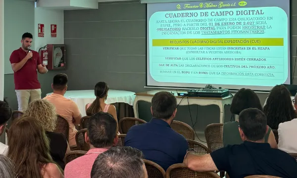 David Puga explica cuestiones relativas al cuaderno de campo digital / agroautentico.com