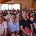 Miembros del equipo científico japonés obtentor de los principios activos en Certis Belchim / agroautentico.com