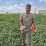 José María Román, responsable de desarrollo de sandía en Bayer Seminis con la variedad Romanesia / agroautentico.com