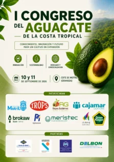 Días 10 y 11 de septiembre. I Congreso del Aguacate de la Costa Tropical en Motril