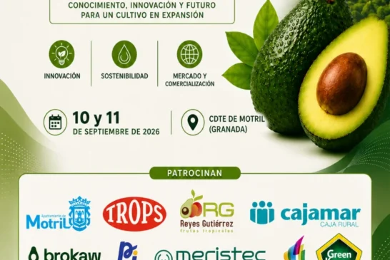Días 10 y 11 de septiembre. I Congreso del Aguacate de la Costa Tropical en Motril