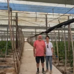 El agricultor José Fernández con Isabel López, directora técnica en Fraimher Agro / agroautentico.com