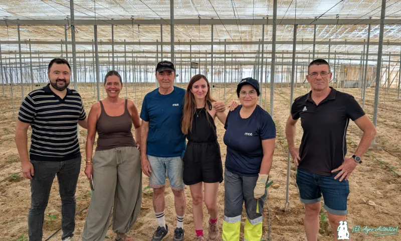 Iniciando la campaña con Agronova Biotech en una finca de familiares del popular Manolo Escobar / agroautentico.com