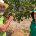 Romualdo González, de Terruza Pistachos, y Yolanda Muñoz, de Bioera / agroautentico.com
