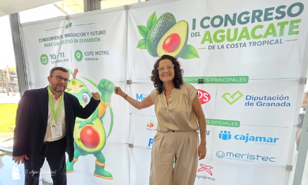 José Antonio Arcos y Ana Rubio: el Agro Auténtico en el I Congreso de Aguacate en Motril / agroautentico.com