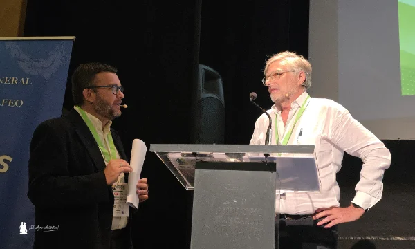 José Antonio Arcos y Gabriel Grinberg en el I Congreso de Aguacate en Motril / agroautentico.com