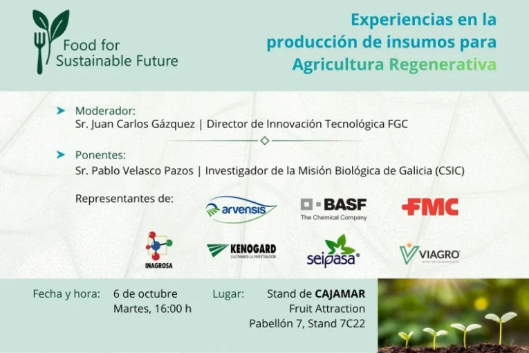 Día 6 de octubre. Agricultura regenerativa: innovación y sostenibilidad en Fruit Attraction