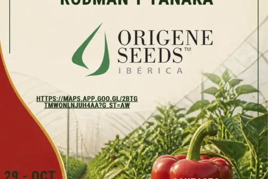 Día 29 de octubre. Jornada de pimiento de Origene Seeds