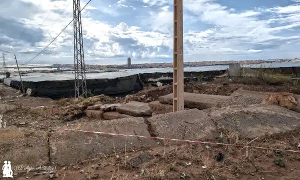 Daños en muros y caminos agrícolas de la DANA Adam a su paso por El Ejido / agroautentico.com