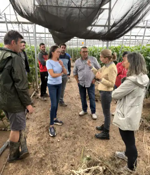Julia Ibáñez visita una finca afectada por la DANA Adam / agroautentico.com