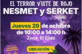 Día 20 de octubre. Jornada de pimiento Nesmet y Serket de HM.Clause