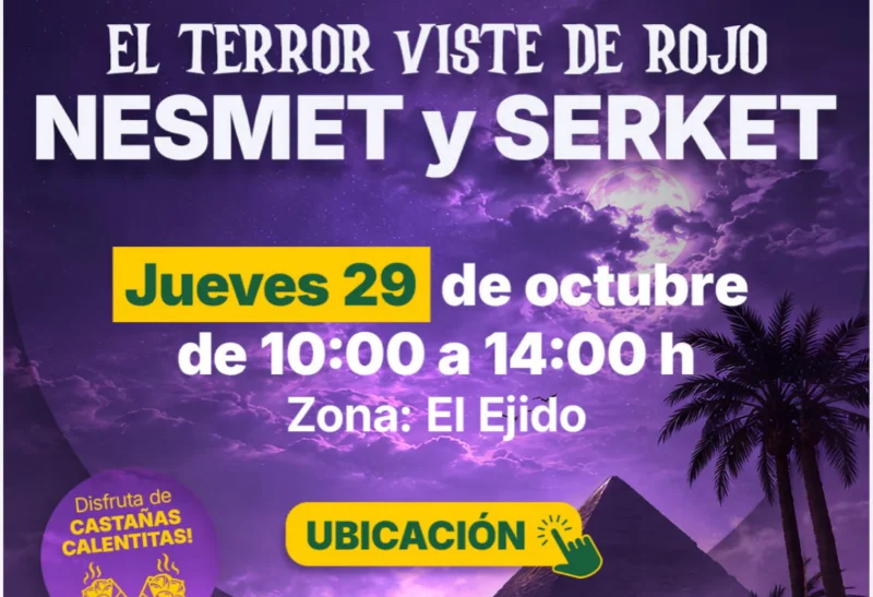 Día 29 de octubre. Jornada de pimiento Nesmet y Serket de HM.Clause