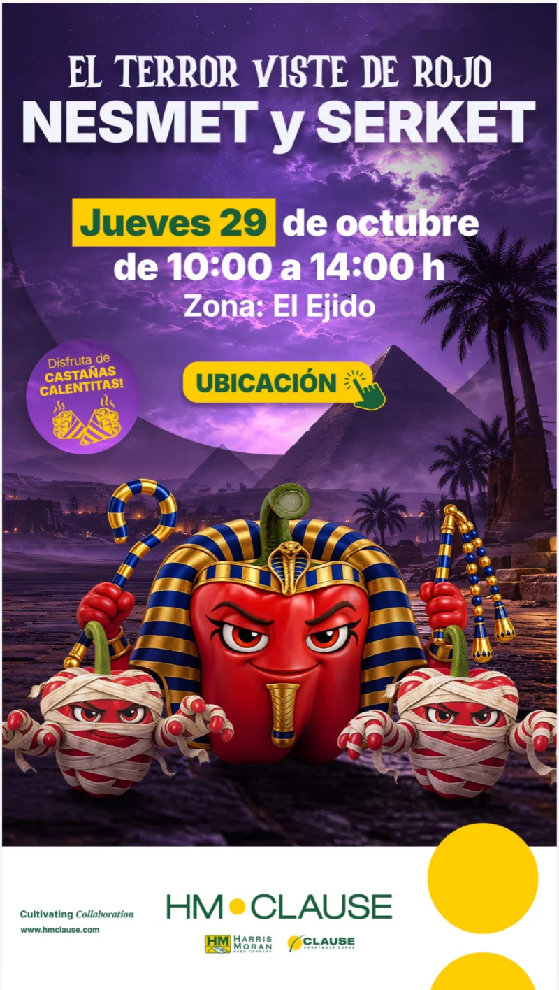 Jornada de pimiento Nesmet y Serket de HM.Clause